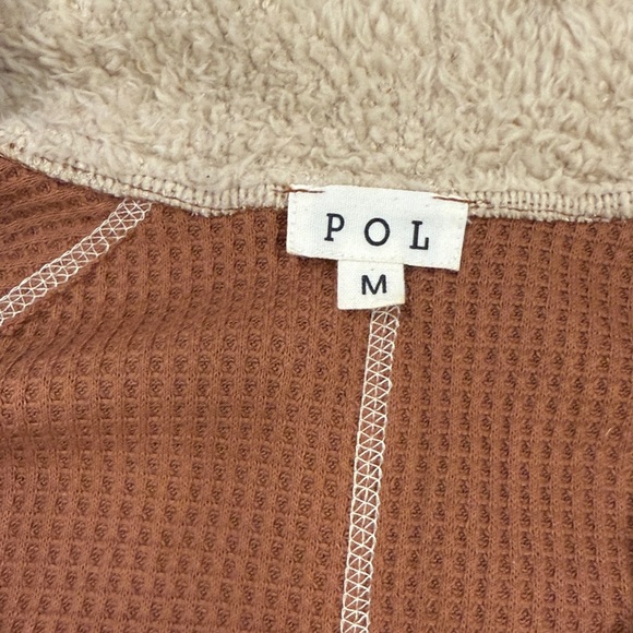 POL “Cinnamon Stick” Brown and Cream Star Sweater - Picture 5 of 17